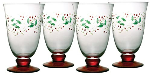 Pfaltzgraff Winterberry Set mit 4 Wasserkelchen, 400 ml, mehrfarbig