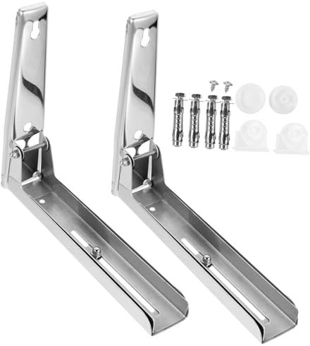 LABRIMP Marco De Soporte Plegable Rejilla Para Horno Microondas Soporte Inoxidable Extensible Para Pared