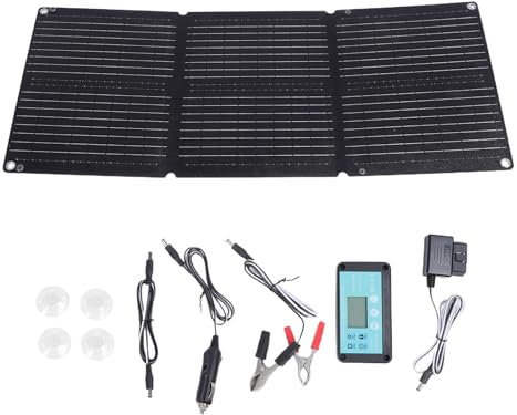 Cargador de batería para automóviles solares, cargador de batería para automóviles solares - Cargador de batería del panel del generador de 200W,12-24V automático flexible impermeable plegable