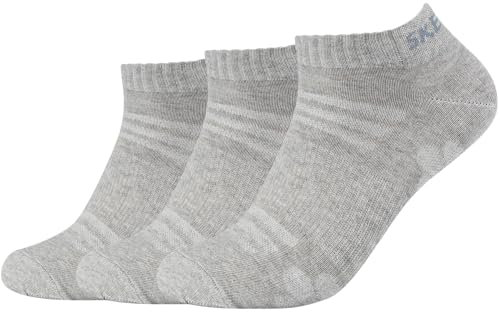 Skechers Socks Herren SK43022 Füßlinge, Grau (Light Grey Melange 9300), 47/50 (Herstellergröße: 47/49) (3er Pack)