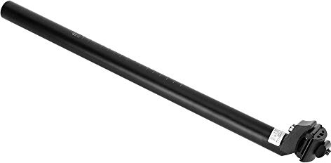 Cosiki Juli- Fahrrad Sattelstütze Ersatz Sattelst, 4 Größen Fahrrad Sattelstütze Aluminiumlegierung MTBRoad Fahrrad Sattelstütze(27.2 * 450mm-Schwarz)