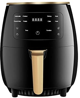 YHQKJ Freidora de Aire, Horno de freidora de Aire de 4,5 l con Pantalla Digital de un Solo Toque, Cesta Antiadherente, 1500 W (Color : Verde) (Verde)(freidoras de Aire) (Rojo) (Negro) Needed