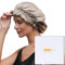 ZIMASILK 100% Mulberry Silk Bonnet for Women Hair Care, Double-Layer Silk Shower Cap, Natural Silk Hair Wrap for Sleeping with Elastic Stay On Head (1Pc, Taupe)