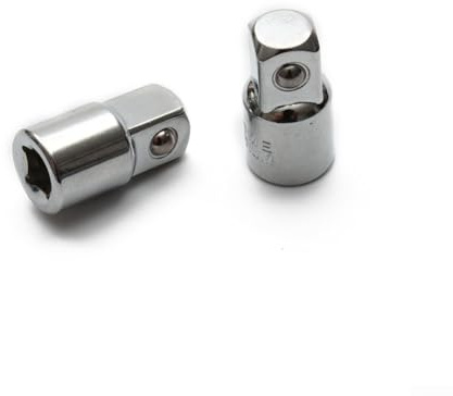 Yhenlovtt Convertisseur d'entraînement mâle pour clé à douille en acier, dispositif de changement rapide pour la maison, le garage, clé à douille, jeu d'adaptateurs - 0,25 3 sur 8 demi pour femelle (1