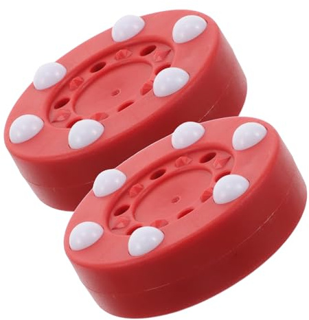 Hohopeti Dischi da Hockey su Strada Professionali a Rulli Set da 2 Pezzi Resistenti e Portatili per Allenamento su Pista e Uso all’Aperto