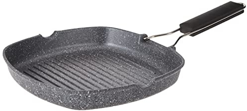 Tognana wi758bbamnf grill kvadrat med handtag vikbar mytos, aluminium, grå marmor
