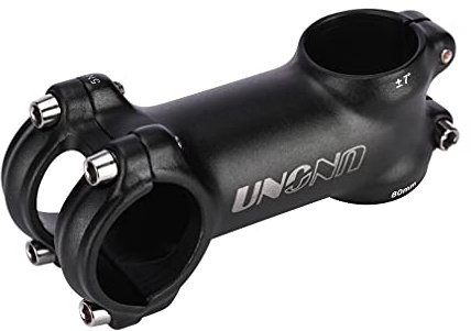 BESNIN 31,8mm Potence de Vélo 7 Degrés Potence VTT 80mm Potence de Guidon Riser en Alliage Aluminium pour Vélo de Route, BMX, Cyclisme