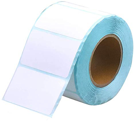 MELODYING 1000 Stück Etiketten Selbstklebend Haushaltsetiketten Klebeetiketten Tiefkühletiketten Aufkleber Weiß für Büro Küche Marmelade, 4 x 2 cm Rechteckig