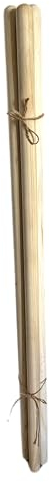pokm toolsmarket - Besenstiel Holz Ersatzstiel, 150 cm, Holzstiel aus Pappelholz, Gerätestiel Ø37 mm, Holzstiele für Gartengeräte, Gartenhacken - 3 STK.