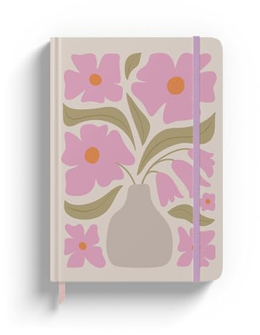 Rileys Skurriles Blumen-Notizbuch, Liniert, 240 Seiten
