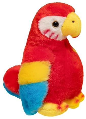 Plush Parrot Doll with Shoulder Support – Plush Shoulder Support – Simulation Fuzzy Parrot Doll Plush Animals for Home, Bedroom, Living Room