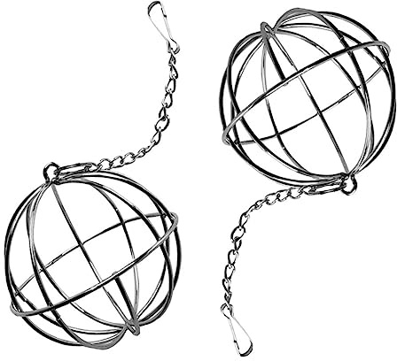 BESPORTBLE 2st Hängande Foderboll För Kanin Och Hamster Rostfritt Lätt Användning Kreativ Design För Små Husdjur För Foder Och Lek
