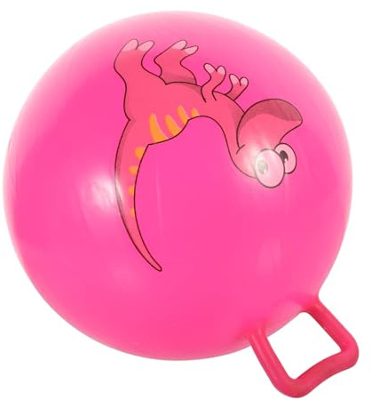 GLSTOY Pelota de Rebote para Niños Mango 44 Cm de Diámetro Caucho de PVC Inflable Colores Aleatorios Fomenta Coordinación y Equilibrio para Interior y Exterior