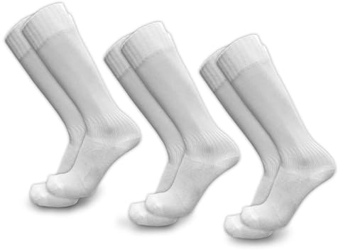 STEXFIT Calzettoni Calcio Uomo e Bambino, Calzettoni Lunghi Uomo Calcio, Calze Calcetto con Cuciture Piatte anti Vesciche, Calzini Traspiranti e Resistenti per Allenamento e Partita, 3 paia