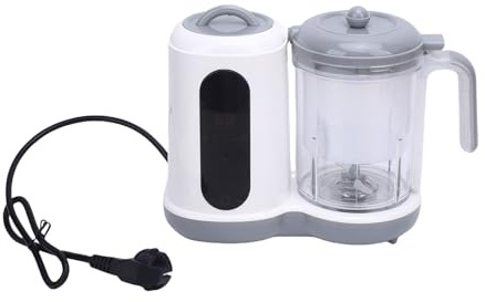BTOSEP Machine à nourriture pour bébé, cuisson automatique et broyage pour la préparation facile des repas de bébé, grande capacité, plastique (prise européenne)