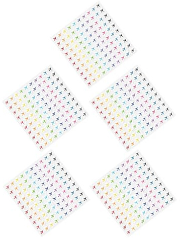 HYTROVE Autocollants de Planification de Voyage en Papier Adhésif 500 Pièces Marqueurs de Localisation Colorés Auto-adhésifs Planification de Vacances pour Cartes