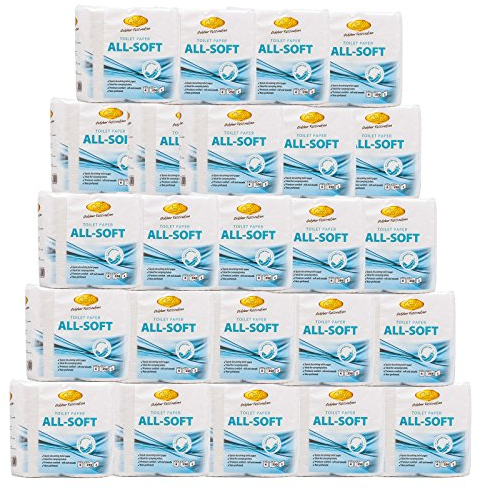 Camp4 All Soft Toilettenpapier speziell für Campingtoiletten 96 Rollen, ideal für Wohnwagen und Wohnmobil