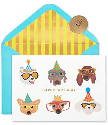 Papyrus Dog Birthday Card (Celebrating You Today)