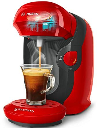 TASSIMO by Bosch Style TAS1103GB Automatic Coffee Machine, 0.7 liters, Red