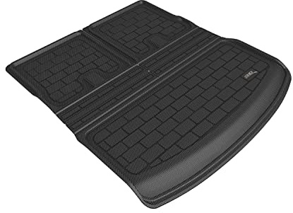 3D MAXpider Custom Fit Kagu Cargo Liner (Black) Compatible with Tesla Model Y 7-Seater 2021-2024 - Cargo Liner