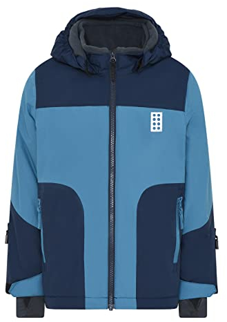 Lego Wear Unisex Lego Wear Jungen Unisex Winterjacke Skijacke 12.000 Wassersäule Atmungsaktiv Lwjested 710 Regenjacke, 523, 86 EU