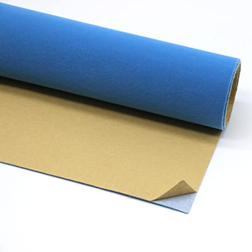 Självhäftande Felt Tyg 150 cm I Bredd Klistermärke Papper för Lådor Dresser Skåp Jewlery Visar Backsplash Arts Crafts Decor(Size:1.5 * 0.5m,Color:himmelsblå)