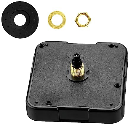Jagowa Silent Clock Mechanism Quartz Clock Movement Replacement Wall Clock Motor Movement Replacement DIY Repair Accessories