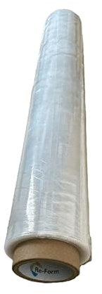 Re-Form Stretchfolie Transparent Wickelfolie, 50cm / 250m, Folie Für Möbel & Umzug, Umzugsfolie, Palettenfolie, Handstretchfolie, Verpackungsfolie auf Rolle, Strechfolienrolle (3)