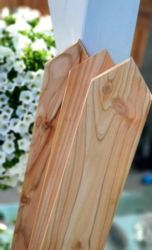 Zaunlatte 9x2x130 Sibirische Lärche 20szt Form C