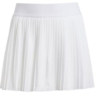 adidas Fille Girls Club Tennis Climacool Pleated Skirt Dress, White, 14-15 Years