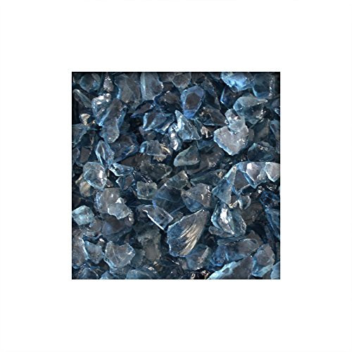 Kieskönig 20 kg Glassplitt Glasbruch Glassteine Glas Splitt Deko Farben Dark Blue
