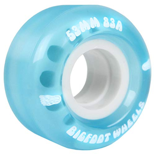 Bigfoot Skateboard Wheels 55mm 83A Soft Cruiser Filmer Wheels Blue (Set of 4)
