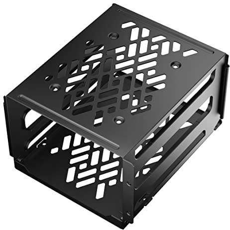 Fractal Design Hard Drive Cage Kit - Type-B, Black, Mounts to available HDD cage/120mm fan slots - For Define 7/Meshify 2 + other select Fractal cases