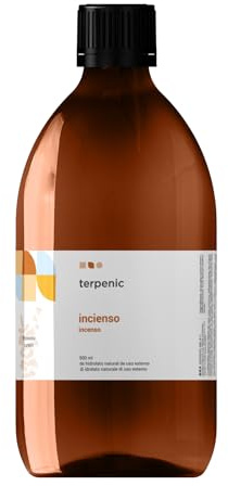 TERPENIC – Hidrolato de Incienso (Boswellia carterii) – 500 ml – Uso Externo – Agua floral natural para cuidado cosmético