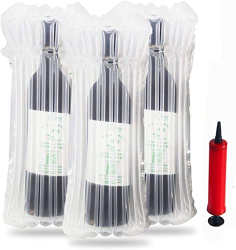 Colonne d'air gonflable, 10 protections pour bouteille de vin, emballage gonflable pour une livraison sûre avec