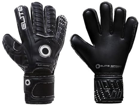 Elite Sports Warrior Torwarthandschuhe, Schwarz