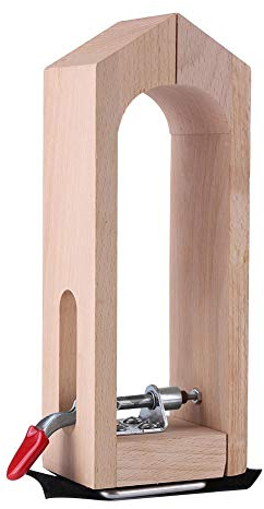 Zerodis Leder Holz Leder Holz Werkzeuge für DIY Buchenleder Halteklammer Handwerk Handnähte Tischschnürung Desktop Nähen