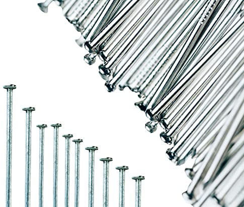 Stahlnägel, Baunägel, Nagel Verzinkt, Drahtstifte drahtnägel, Senkkopfnägel, Holznägel 4 x 120 mm 1, 0,5 kg