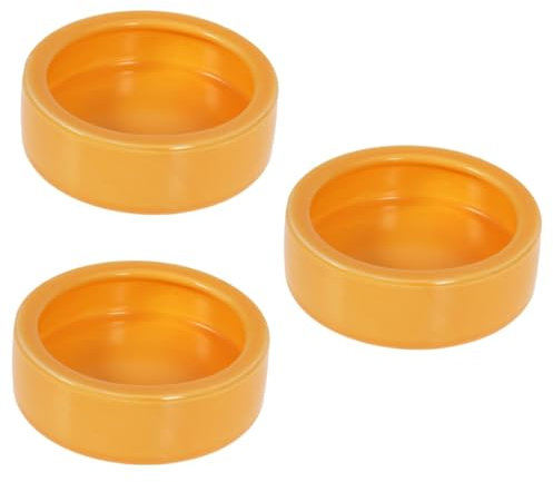 minkissy 3st Zubehör Für Eidechsentanks Wassernapf Ohne Verschüttungen Für Hunde Meerschweinchen Reptilienboden Schildkrötenfutter Schleichtiere Futternapf Kletterndes Haustier Gerstenkäfer