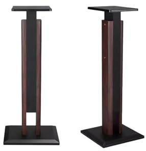 Monitor högtalarstativ Högtalarfäste Surround Sound Hylla Golvstativ Massivt trä Bokhylla Boxställ Trä HIFI-ställ Studio Monitorstativ(B,65CM)