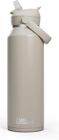 CamelBak Thrive Flip Straw Insulated Stainless Steel Water Bottle Stone, 40oz