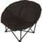 Eurotrade W Ltd Deluxe Portable Black Padded Cushion Folding Outdoor Camping Travel Festival Beach Garden Fishing Moon Chair Foldable Seat
