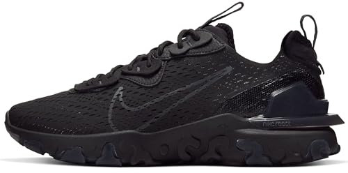 Nike NIKE REACT VISION, Men's Running Shoe, Black Anthracite Black Anthracite, 10 UK (45 EU)