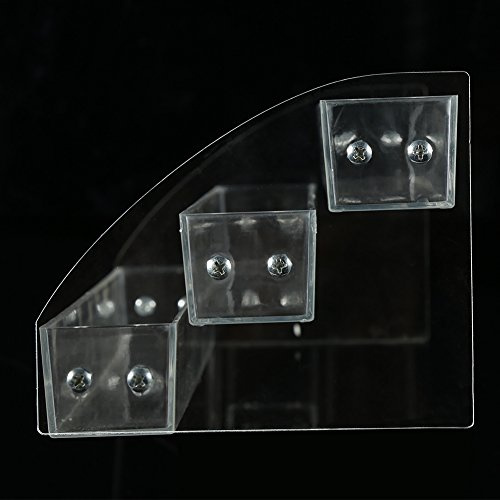Wakects Organizador de Esmalte de Uñas y Maquillaje, Caja Transparente de 3 Pisos para Pintalabios y Cosméticos
