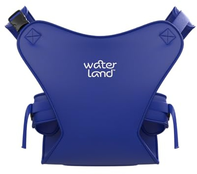 WaterLand Marsupio innovativo seggiolino per acqua e terra, con cinghia toracica impermeabile per i più piccoli, con cinghie regolabili, leggero seggiolino per il trasporto per piscina e spiaggia