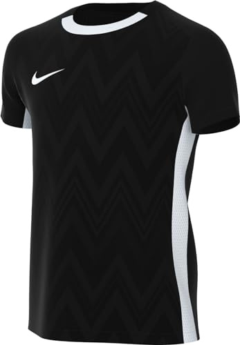NIKE FD7426-010 Maglia Dri-FIT Challenge V T-Shirt Unisex Black/White/White Tamaño XS