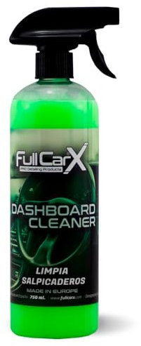 FULLCARX Dashboard Cleaner 750ml Limpia Salpicaderos Coche, Repele Polvo, Protección Duradera, Limpiador Suciedad, Acabado Brillo, Aroma Agradable, Producto Limpieza Interior Detailing Profesional