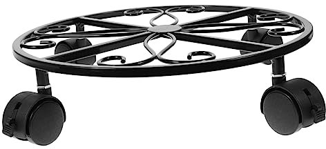 TINEASUR Pflanzenroller Mit Universalrädern Mobiler Pflanzständer Aus Blumenständer Für Innen Und Außenbereich Mit Bremse Für Einfache Handhabung Und Flexible Nutzung