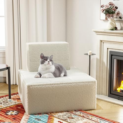 PurrJoys Sitzsack Chair, Einzelsofa, Kleine Loungesesse, Sessel Wohnzimmer, Bean Bag Chair, Sofa für Schlafzimmer, Gästezimmer, Kinderzimmer