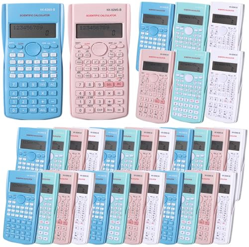 Wovnet 32 Pcs Non-Graphing Scientific Calculators Bulk for Students